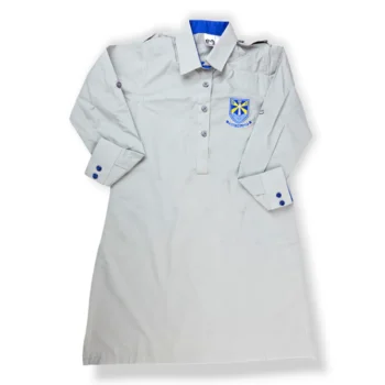 BSS Girls Woven Shirt Grey